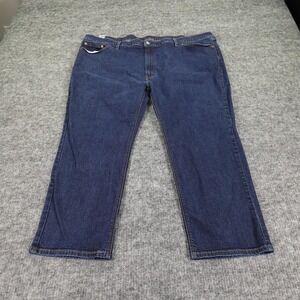 Levi's 541 Jeans Mens 54x29 Blue Dark Wash Denim Athletic Fit‎ Stretch (49x26)